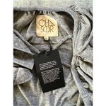 Chaser NWT!  Heathered Gray Strappy Ruffle Tank Top Medium Photo 3