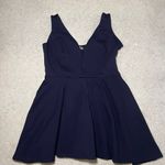 Lulus I feel good navy blue skort dress size medium Photo 1