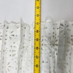 $ 458 NWOT See by Chloe Eyelet Lasercut Pleated Midi Skirt White Size 40/ US 6 Photo 13