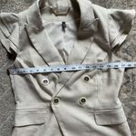 White House | Black Market Ruffle Cap Sleeve Double Breasted Waist Coat Vest 0 Photo 6