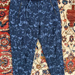 Athleta Trekkie North Jacquard Floral Jogger Pants Navy Blue Women's 6 Travel Hi Photo 0