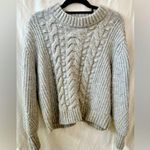 A New Day Cozy Gray Cable Knit Sweater Size XXL Photo 0