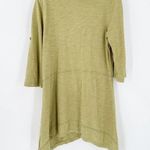 Neon Buddha Cotton Lagenlook Cowl Neck Shirt Dress Green Size M Photo 4