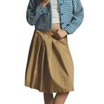 Anthropologie Dolan  Coastline Size Large Blue White Houndstooth Cropped Jacket Photo 0