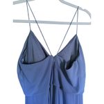 Jenny Yoo  Bridesmaid Dress Chiffon Evening Gown 4 Stormy Gray Blue Event Wedding Photo 4