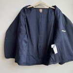 Hugo Boss  Jiletara Virgin Wool Navy Blue Two Button Blazer Office Coat Size 14 Photo 5