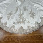 David's Bridal Beautiful David’s Bridal Strapless A lime Side Drape Wedding Gown! Photo 5