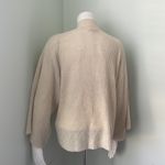 Anthropologie  cream open weave loose cardigan with wide sleeves one size Photo 4
