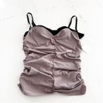 Miaou Renzo Tube Top | Taupe/Dusty Purple / XL Photo 4