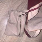 G.H. Bass &Co. G.H. Bass & Co maroon reversible tote bag attached wallet faux leather Photo 7