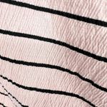 Lucky Brand  Striped Short Sleeve Top With Side Ties Pink Size Medium Photo 6