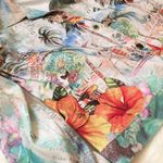 Impulse California | Havana Map Thin Soft Button Down Jacket Blue Size XL Photo 2