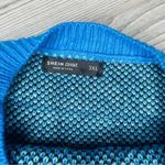 SheIn curve blue butterfly long sleeve sweater with oversized balloon sleeves 3x Photo 2