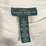 Ralph Lauren Lauren Cream Eyelet Crewneck Sweater Size S Photo 8