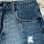 Harper Heritage Trendy Distressed Blue Denim Shorts Photo 8