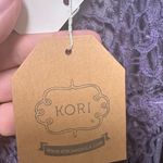 Kori  purple crochet neck Trapeze midi dress Photo 6