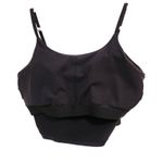Amazon Classic Black Brami Top Cami Built In Bra Longline Tank Sports Bra Size Medium Photo 2