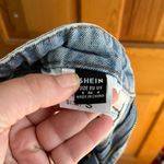 SheIn blue distressed wide leg jeans size small 4 Photo 2