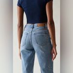 PacSun NWOT Eco Light Indigo Ripped Dad Jeans size 25 Photo 4