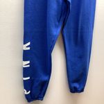 Victoria's Secret  PINK Size XS Vibrant Blue Sweatpants W/Lace Design On Ankle. Photo 1