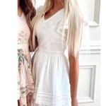 Rachel Parcell Swiss Dot Tiered Dress in White Size XX-Small Photo 1