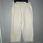 J.Crew Neutral Twill Paperbag Wide Leg Pants women’s size large 14 Photo 5