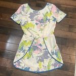 Adelyn Rae Anthropologie floral print skirt romper Pockets Lined Women’s Size S Photo 1
