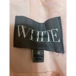 Vera Wang White by  Coral Sleeveless Ruffle Halter Bridesmaid Maxi Dress Size 6 Photo 3