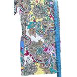 Anne Klein Jeans Multi Color Wide Leg Paisley Palazzo Cropped Boho Pants Size S Photo 9