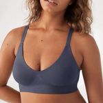 True & Co Nightfall Soft Form Bra Adjustable Strap Size Small NEW Blue Photo 0