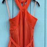 BCBG MAXAZRIA Midi Tangerine Cocktail Dress Photo 2
