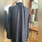 Show Me Your Mumu  Black Tie Front Blouse Photo 2