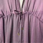 Bleu Rod Beattie Bleu by Rod Beattie Pom Pom Cover Up Kaftan Purple Photo 4