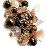 Pink cluster bow beaded necklace Photo 8