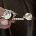 Amrita Singh  Casa Blanca Silver plated brass cuff with Austrian crystals. Photo 3