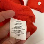 Figueroa & Flower women's medium red tunic embroidered floral shirt long johnny Photo 9