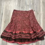Apt. 9  Pink and Brown A-Line skirt Photo 6
