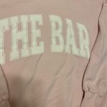 The Bar  || varsity pink sweatshirt Photo 3