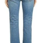 Veronica Beard Size 30 Ines Girlfriend Jeans Cropped Pipeline Wash Fray Hem Photo 1