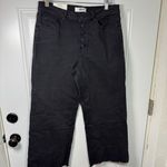 Mica Denim Chromatic High Rise Wide Crop Jeans Size 30 Black Photo 13