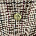 Charter Club  Blazer Womens 14 Brown Houndstooth Preppy Academia Quiet Luxury Photo 6
