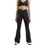 PacSun 1980 PAC WHISPER Active Crossover Flare Yoga Pants Black NWT XS Photo 1