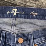 7 For All Mankind 7FAMK Dojo Crop Capri Denim Blue Jeans 24 Photo 5