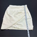 Storia Pure Daisy Floral Applique Mini Skirt Cream Womens Size XS Preppy NEW Photo 5