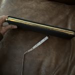 Vintage Chic Black Clutch with Gold kiss lock side Accent Photo 8