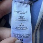 Free Assembly Womens Blue/White Boatneck Mini Stripes Long Sleeve Dress Sz M NWT Blue Size M Photo 5