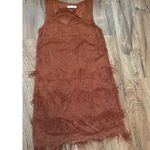 Lush Clothing Lush womens rust layered fringe dress XS Photo 15