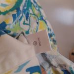 Coldwater Creek  Size PS Petite Small Yellow Blue Green WaterColor Blazer Jacket Photo 6