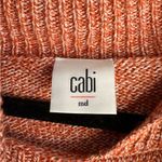 CAbi  Peach Shrug Sweater with folded Neck size M Photo 3
