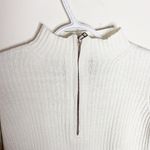 Woolrich mock neck quarter zip ribbed sweater sz S Photo 2